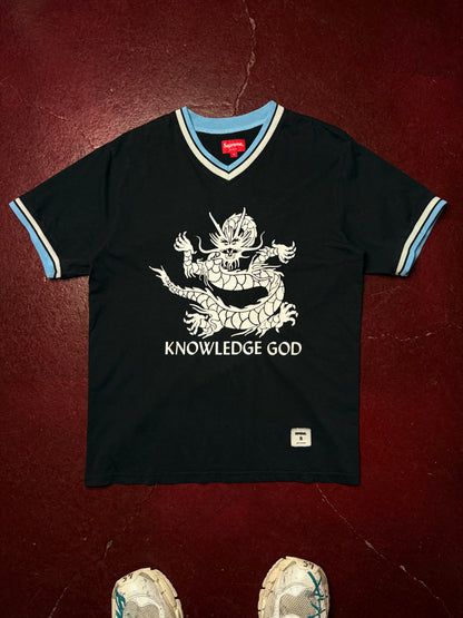 Supreme “Knowledge God” V-Neck Tee S Small