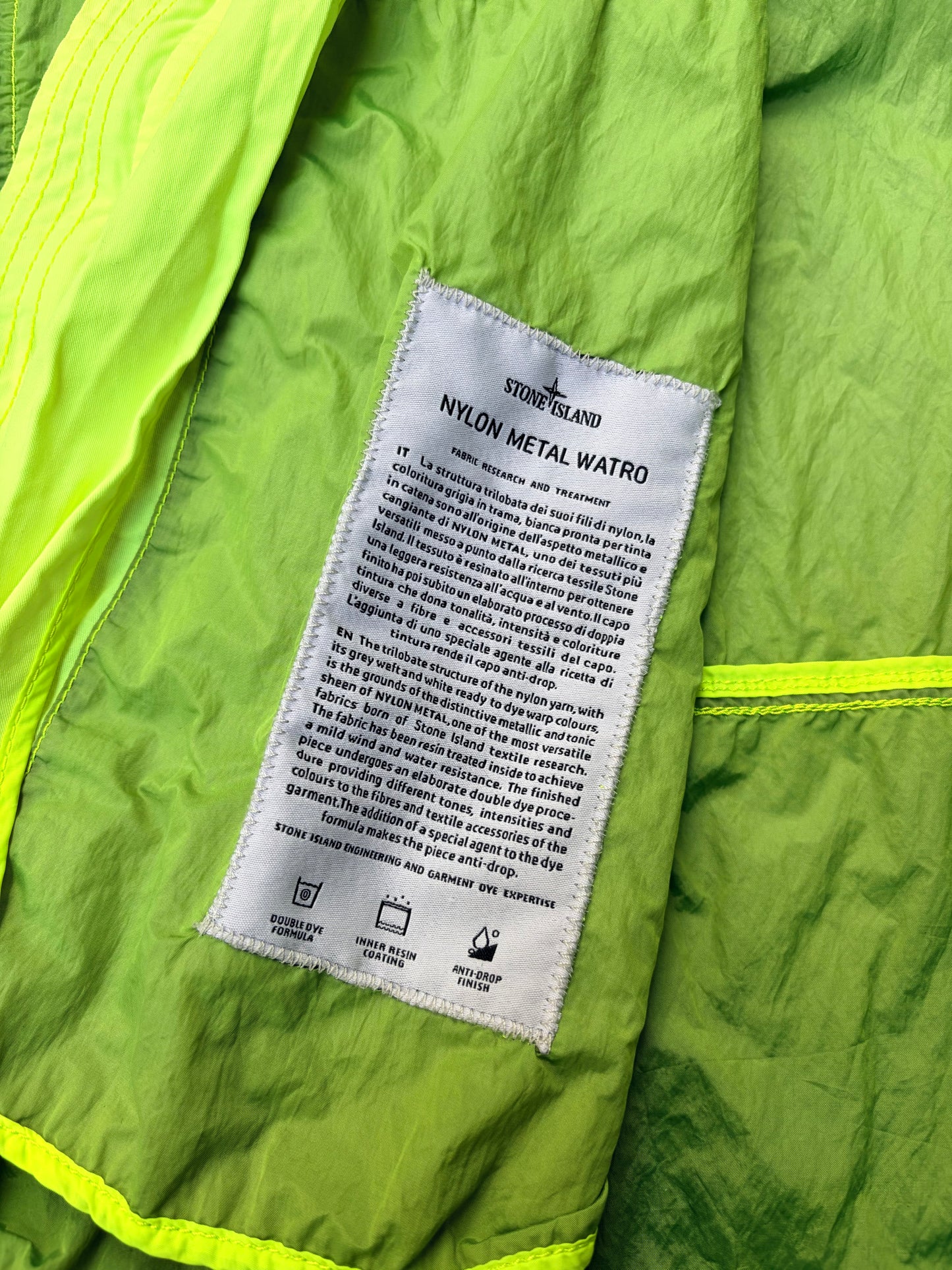 Stone Island Nylon Metal Watro Jacket – Green XXL