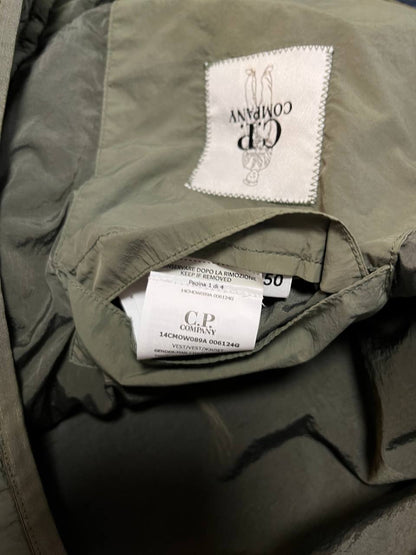 C.P. Company vest i khaki olive grøn frave i L large 50 med Polartec teknologi insulation