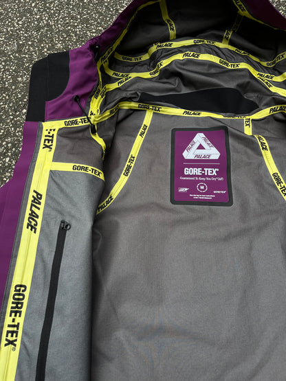 Palace Gore-Tex Skaljakke Regnjakke Lilla M Medium