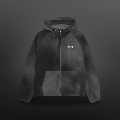 Stüssy Beach Shell Wave Dye Jacket – Sort (XL)