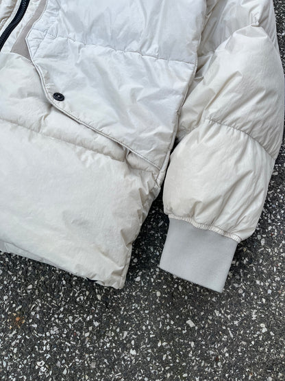 Stone Island Crinkle Reps NY Down Jacket Off White Str. Large