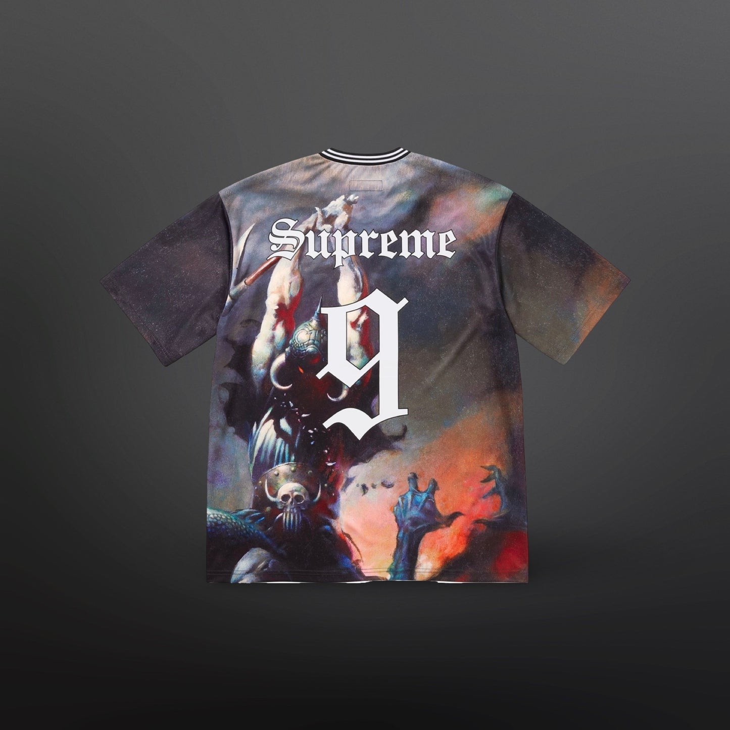Supreme x Frank Frazetta Soccer Jersey M Medium