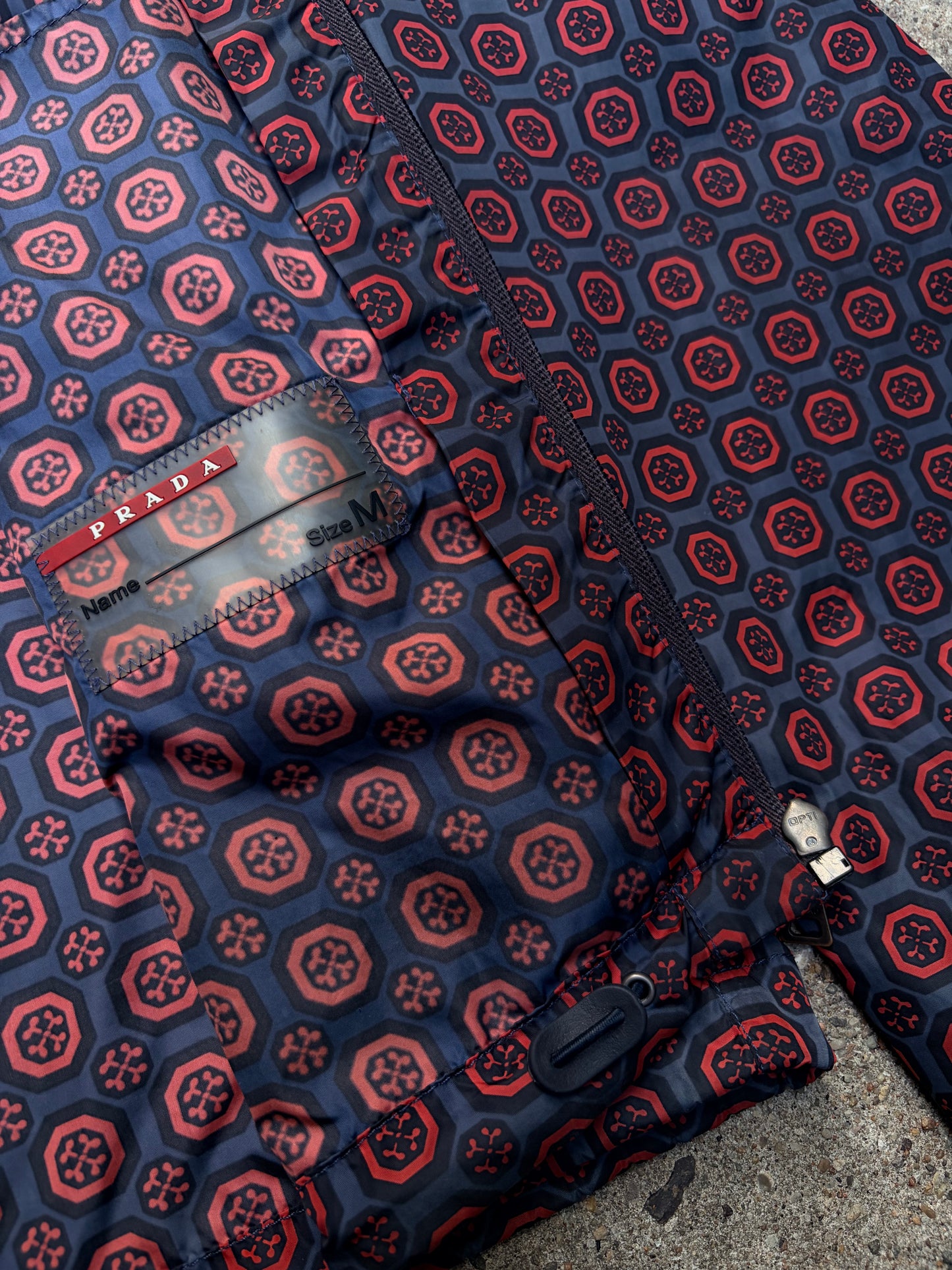Prada Archive Patterned Nylon Jacket – Medium