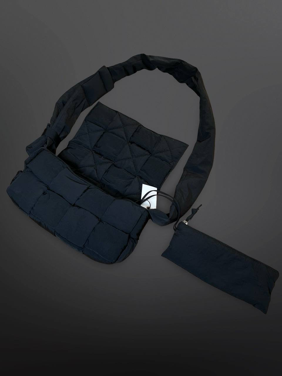 Botega Veneta Taske 2in1 Sort Black