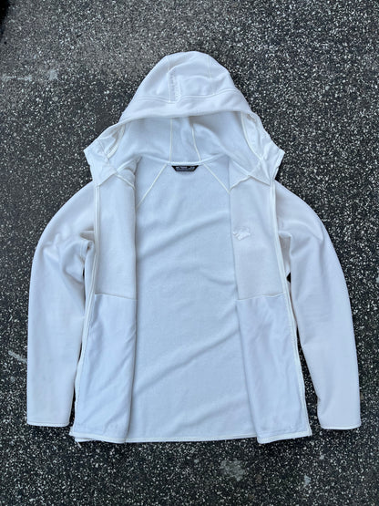 Arc’teryx Fleece Full-Zip Hoodie – White XL Dame M–L Herre