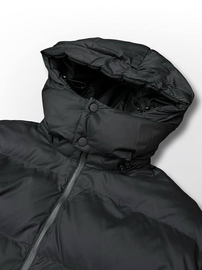 Brugt Carhartt puffer Jakke jacket anorak vinterjakke goose down i Sort Black XL xlarge Jones Pullover