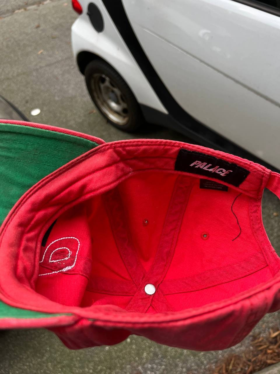 Palace Cap Coral Double Logo One Size