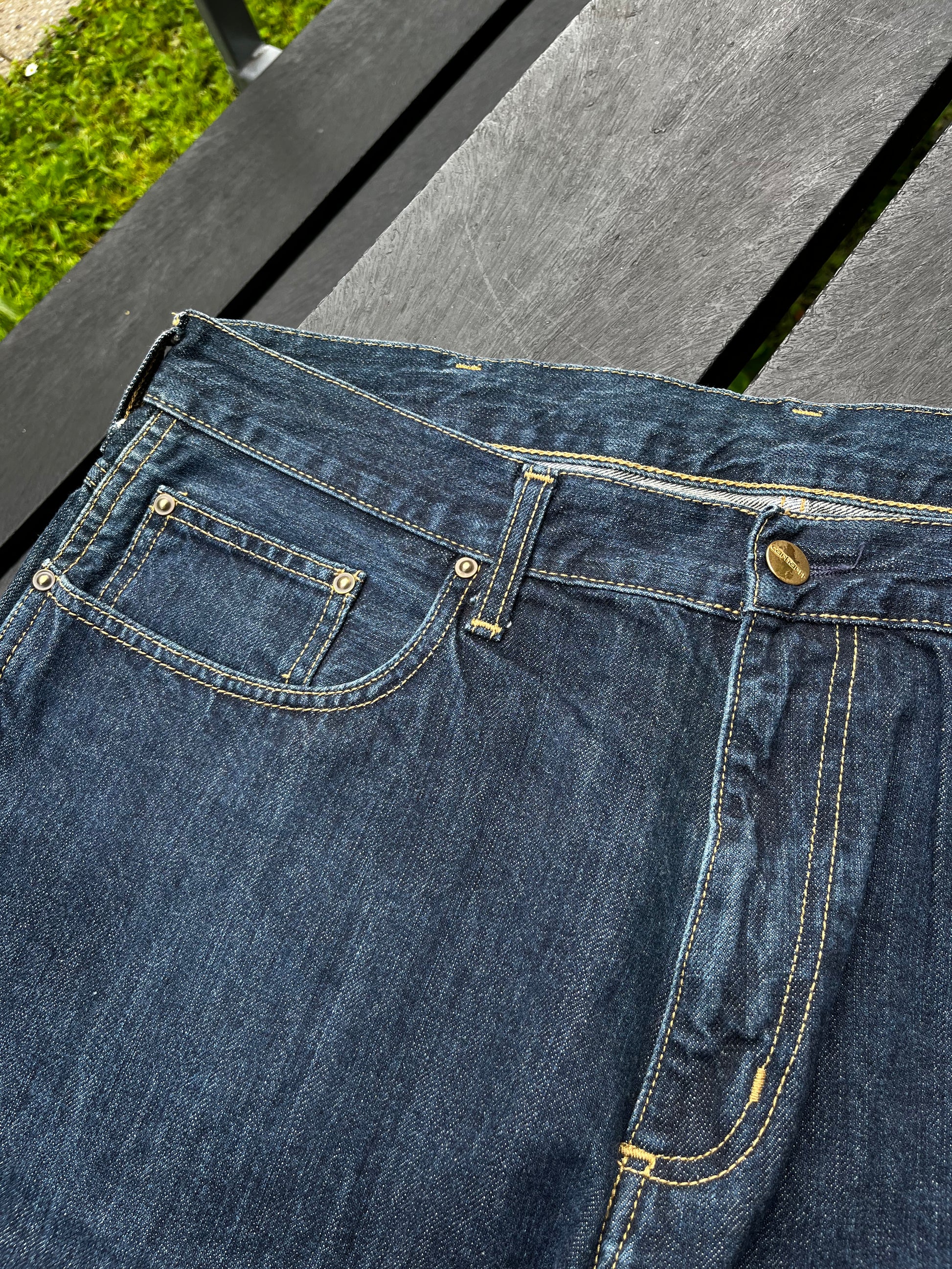 “Denim / jeans shorts fra Carhartt WIP vintage Western short 2 W36 (XL)” - supersaelger