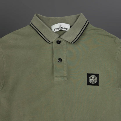 Stone Island Longsleeve Polo – Olive / Grøn
