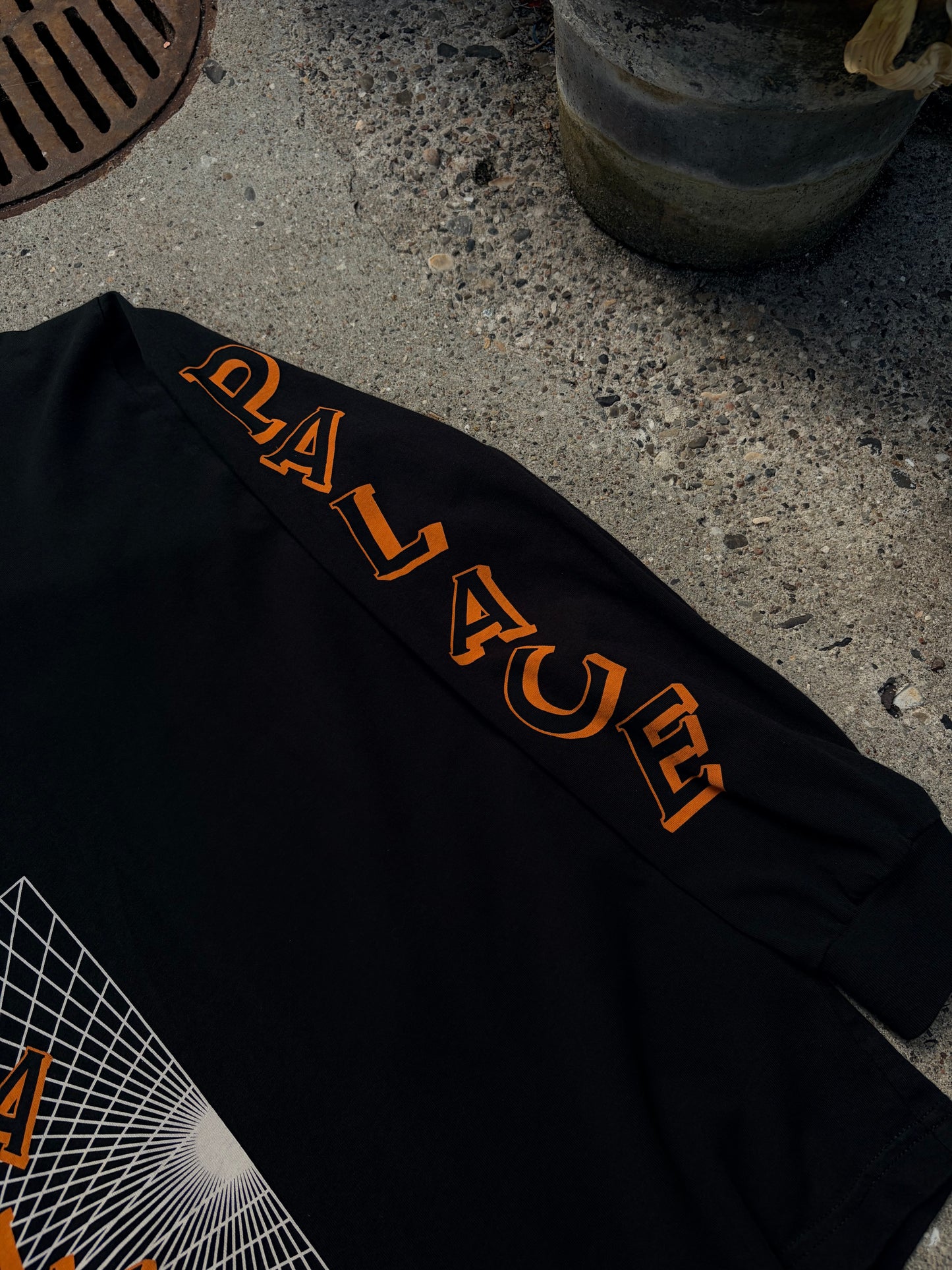 Palace Optical Long Sleeve T-Shirt – Black M Medium