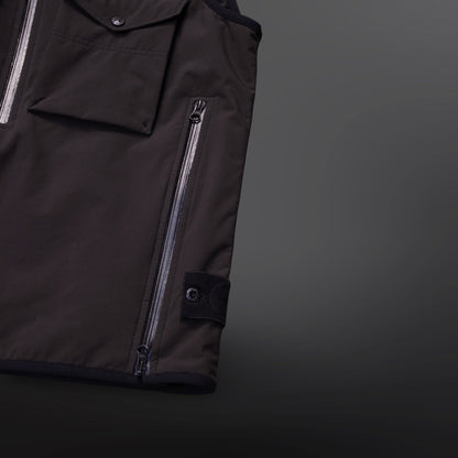 Stone Island Ghost Piece Utility Vest – Dark Brown / Black – Str. M