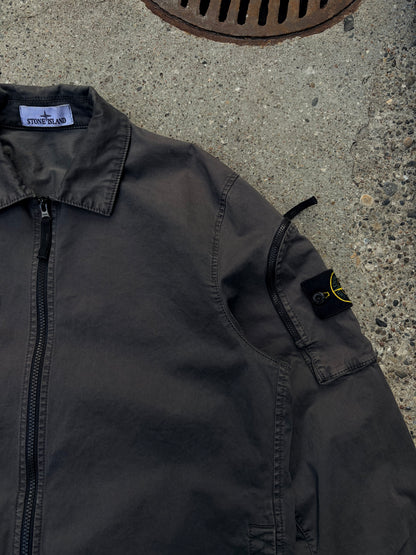 Stone Island Garment Dyed Zip Jacket – Charcoal Grey – Size L