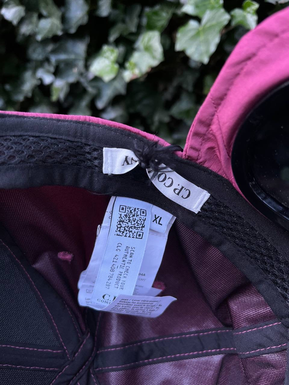 C.P. Company Google Cap kasket i Rosa XL Brand New