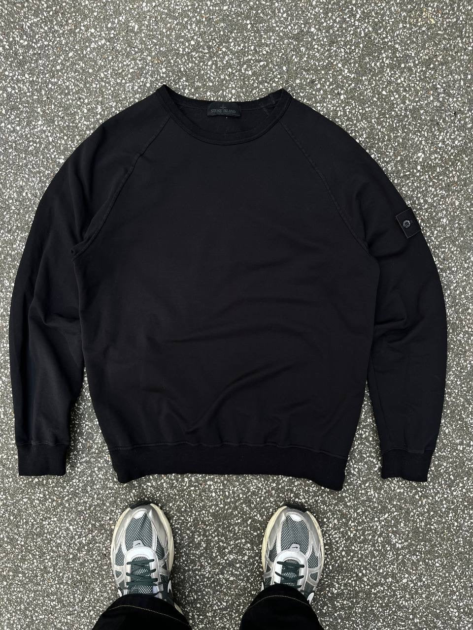 Stone Island Ghost Sort Black Sweatshirt Long sleeve L Large Brugt Used