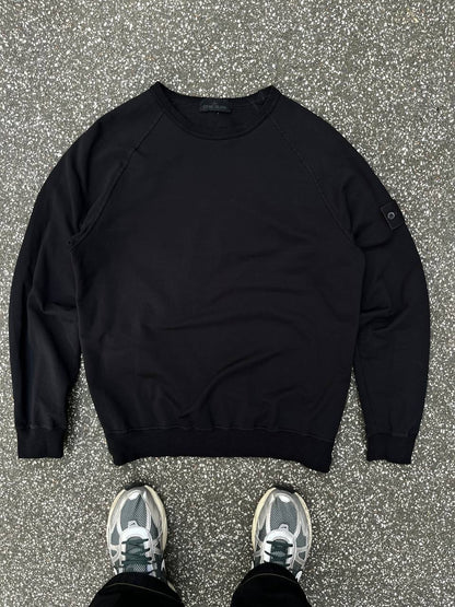 Stone Island Ghost Sort Black Sweatshirt Long sleeve L Large Brugt Used