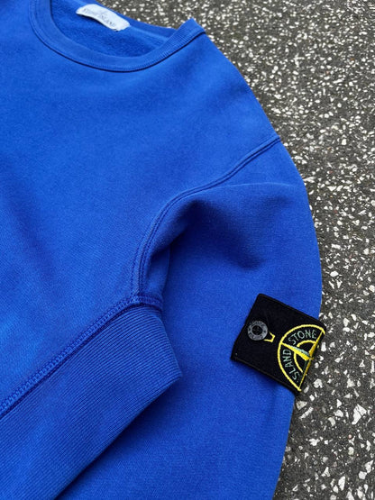 Stone Island Sweatshirt I Blå XL Brugt Used