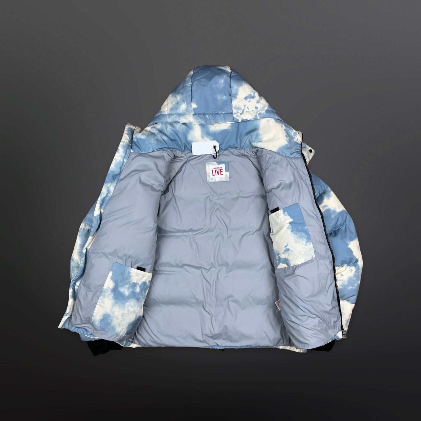Lacoste Live Ski Jakke Cloud Print Str. Small