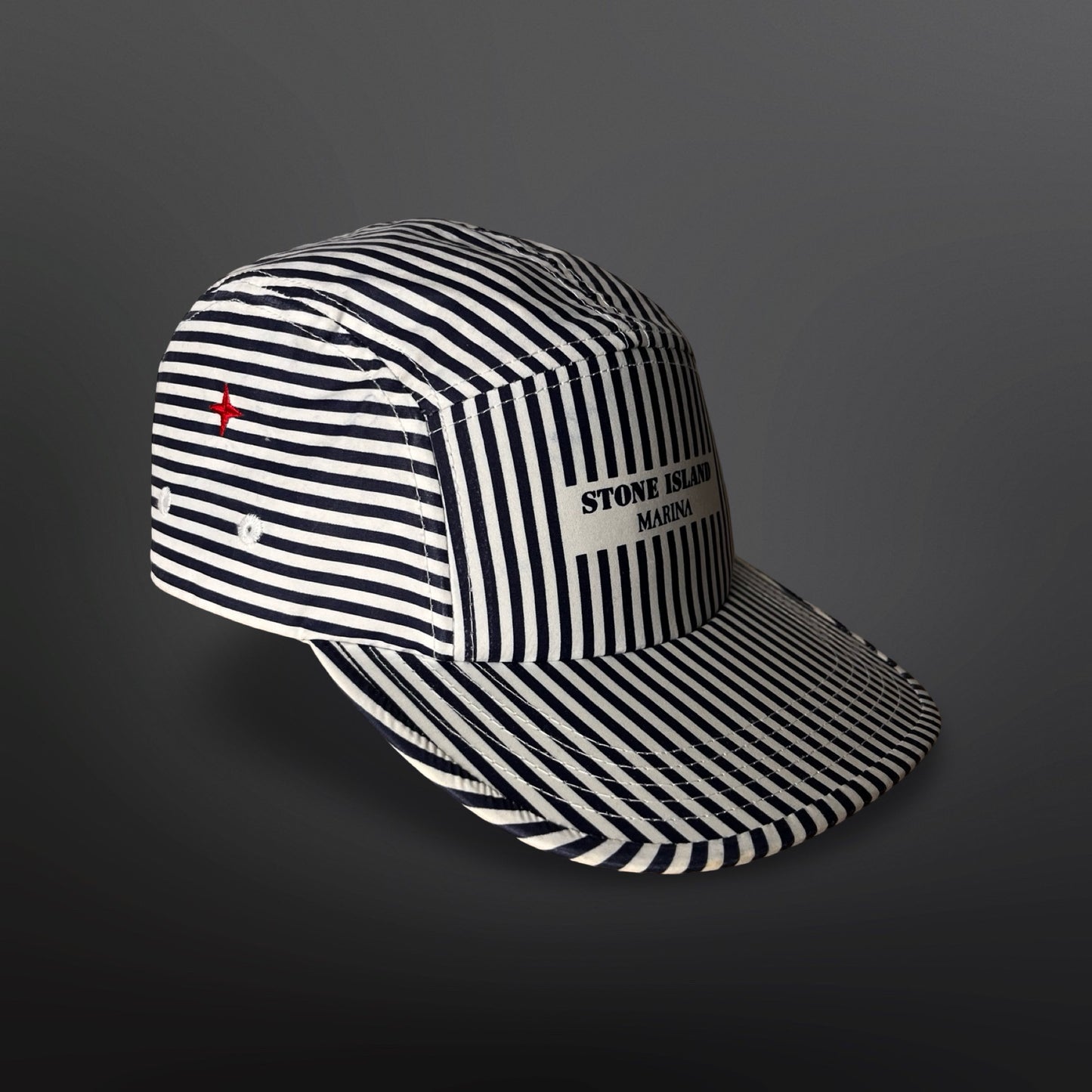 Stone Island Marina Cap – Striped L Large