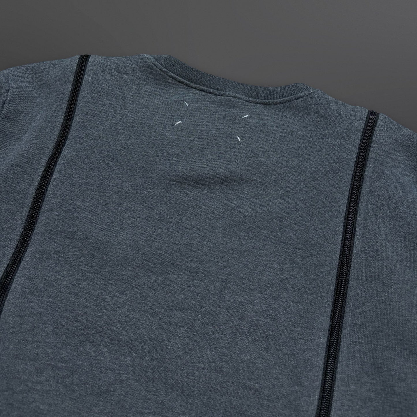 Maison Margiela Double Zip Crewneck – Grey (2016)