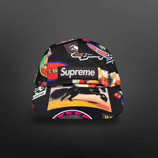 Supreme GORE-TEX Long Bill Camp
Cap 'Black Stickers'