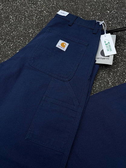Carhartt WIP Single Knee Pant jeans Bukser i navy W32 L32 nye