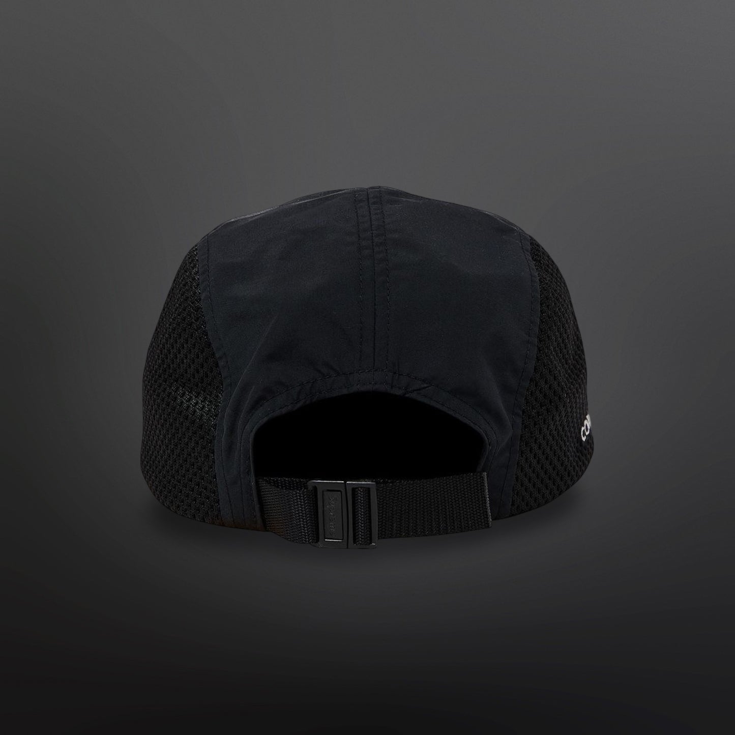 Supreme Mesh Side Panel Camp Cap Black