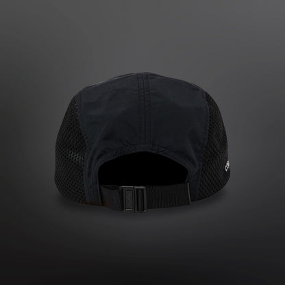Supreme Mesh Side Panel Camp Cap Black