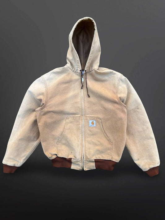Carhartt Active Jacket Beige Vintage Small herre