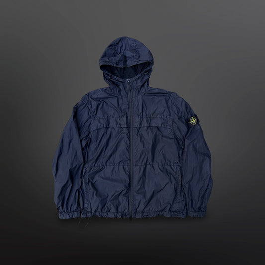 Stone Island Garment Dyed Crinkle Reps Jacket – Navy – XL