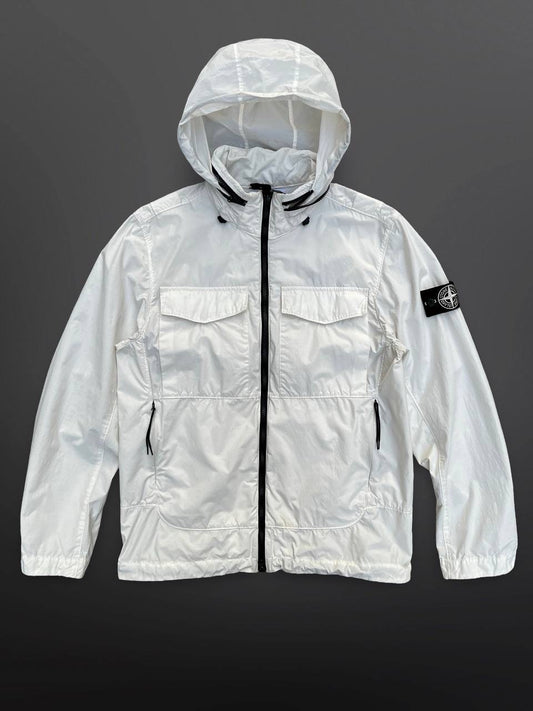 Stone Island Jakke Naslan Light Watro Hvid Medium