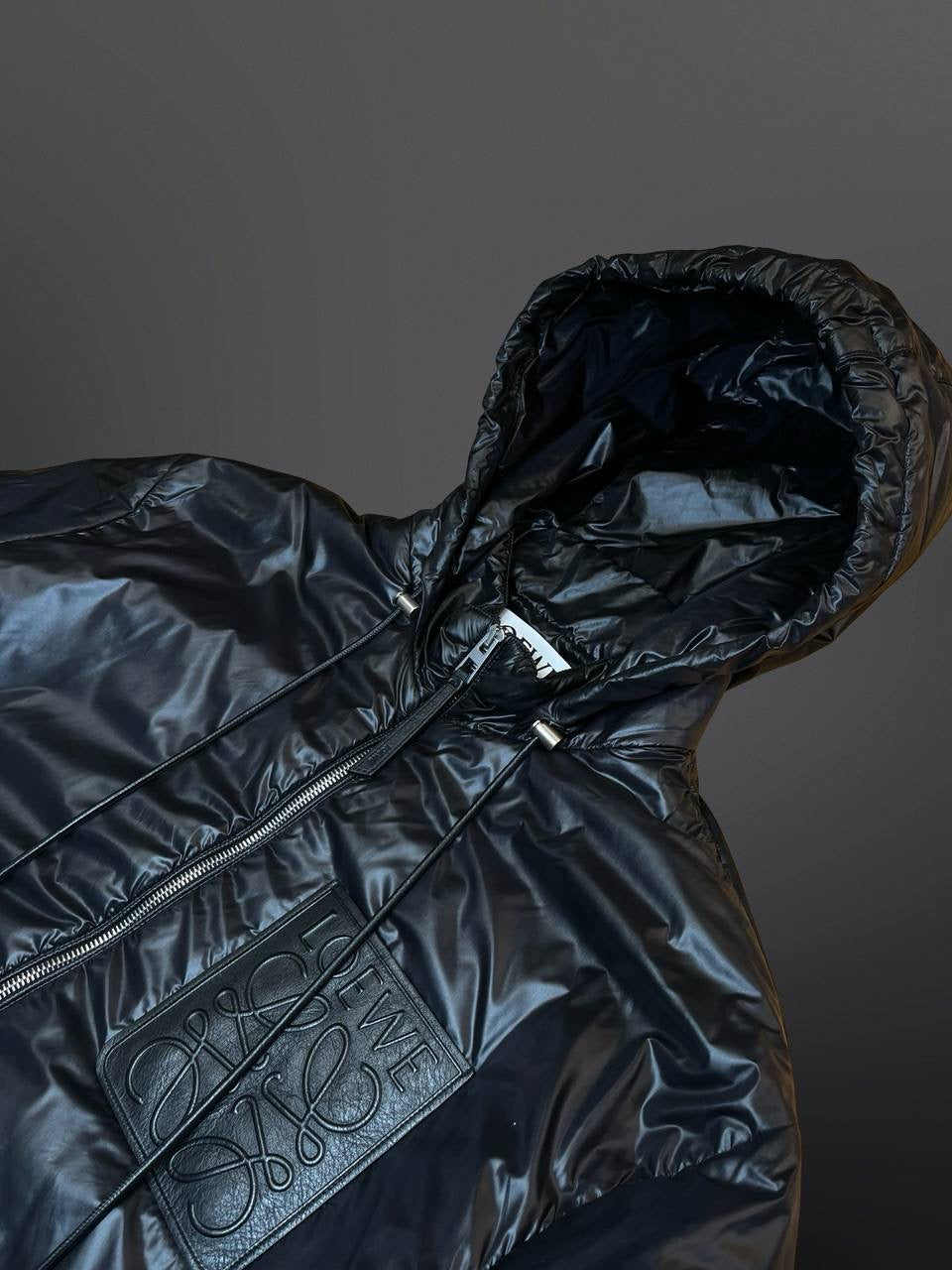 Loewe Jakke Micropuffer M Medium Sort Black