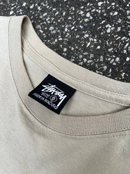 Stussy T-shirt S Small i Beige