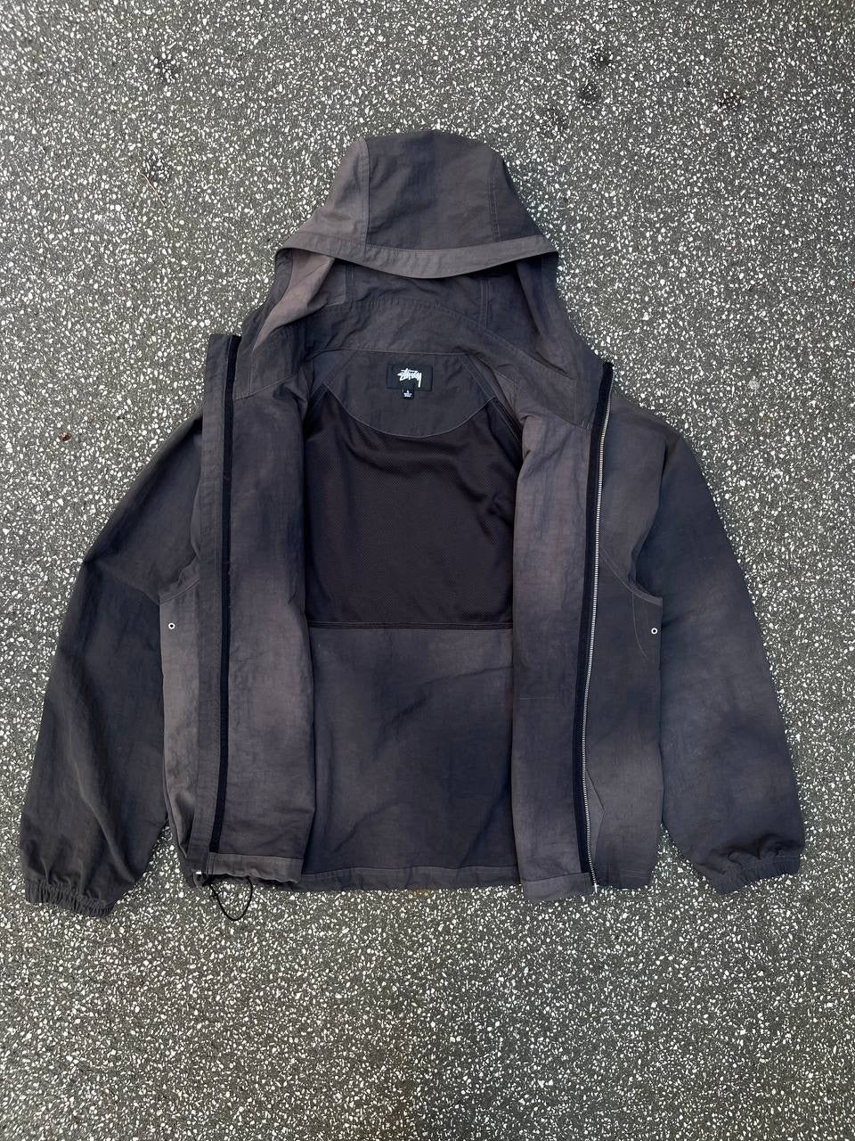 Stussy Beach Shell Jacket Faded Grå L Large