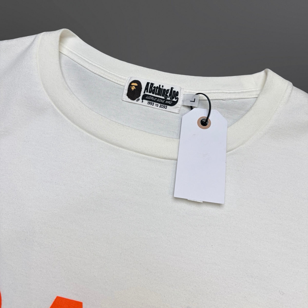 BAPE Camo Pocket Logo T-Shirt – White – Large