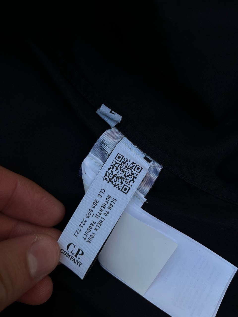 C.P. Company Overshirt Skjorte med Lynlås i Sort Large Brand New
