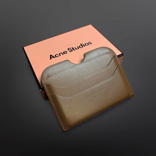 Acne Studios Leather Card Holder – Brown