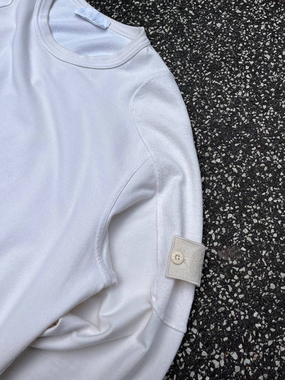 Stone Island Ghost Sweatshirt Hvid White 6815620F6