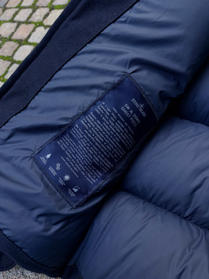Stone Island Ghost Piece Wool Down Jacket – Navy – Medium Dunjakke