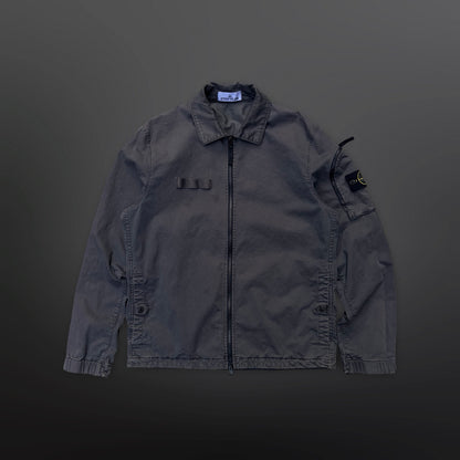 Stone Island Garment Dyed Zip Jacket – Charcoal Grey – Size L