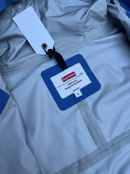 Supreme Skaljakke Regnjakke Big Logo SS17 L Large Blå