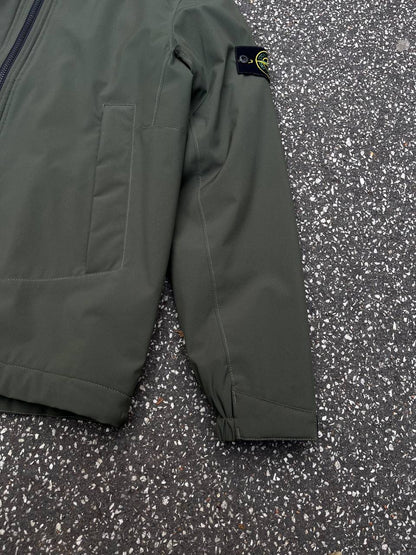 Stone Island Soft Shell-R With Prima Loft Insulation Technology Grøn Green M Medium