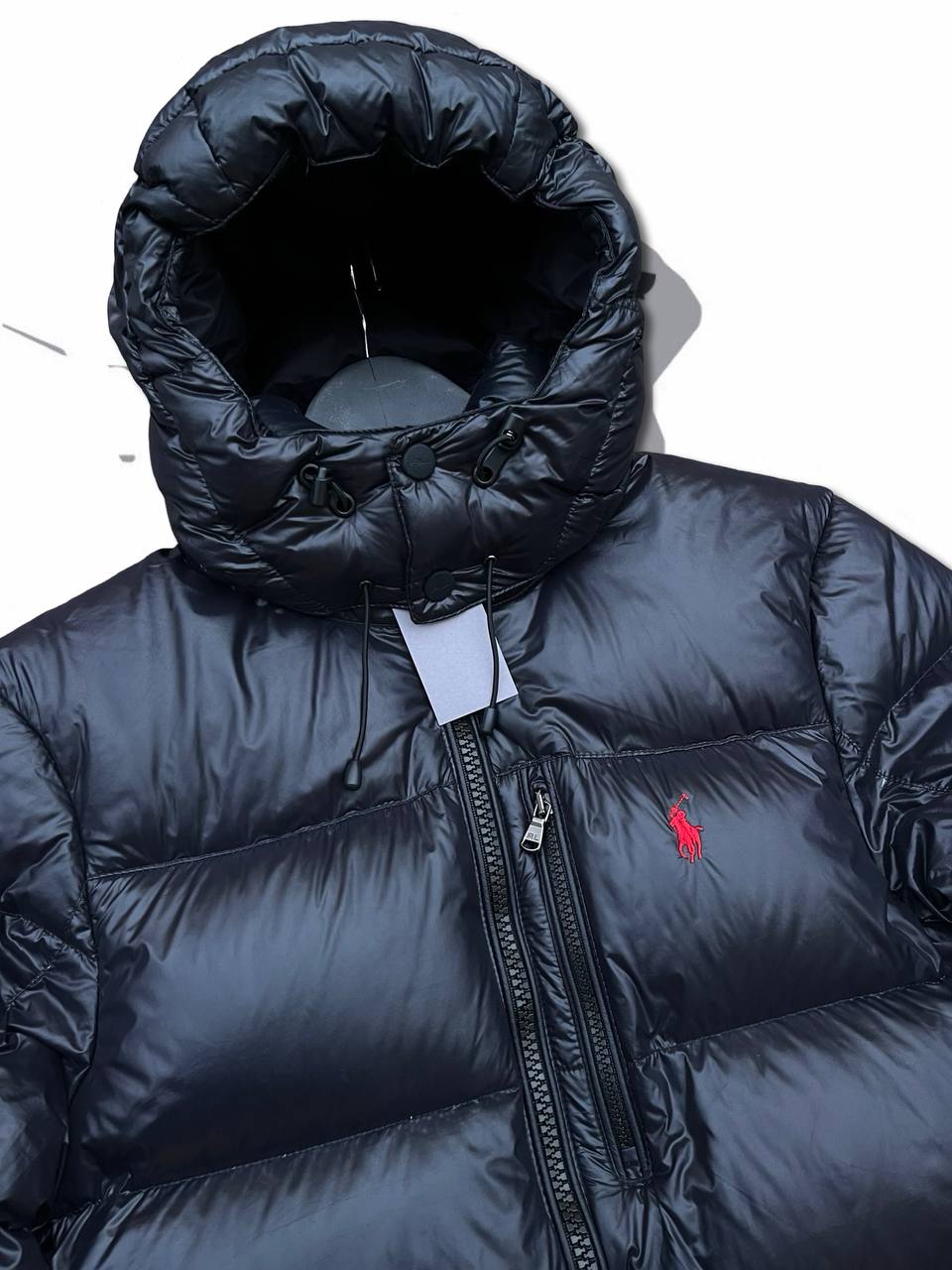 Brugt Used Dunjakke Polo Ralph Lauren Puffer S herre i navy mørkeblå