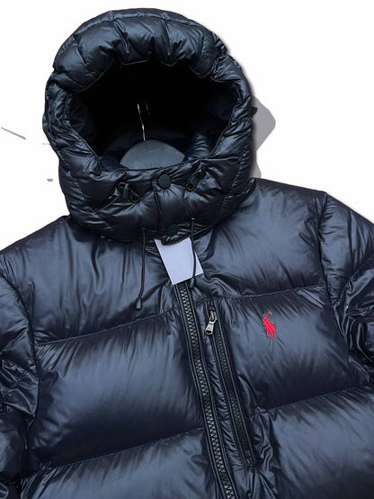 Brugt Used Dunjakke Polo Ralph Lauren Puffer S herre i navy mørkeblå