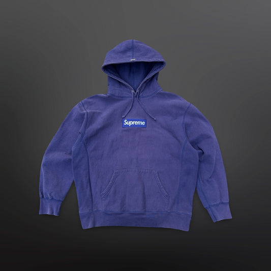 Supreme Box Logo Hoodie – Lilla (FW21) – Str. Large