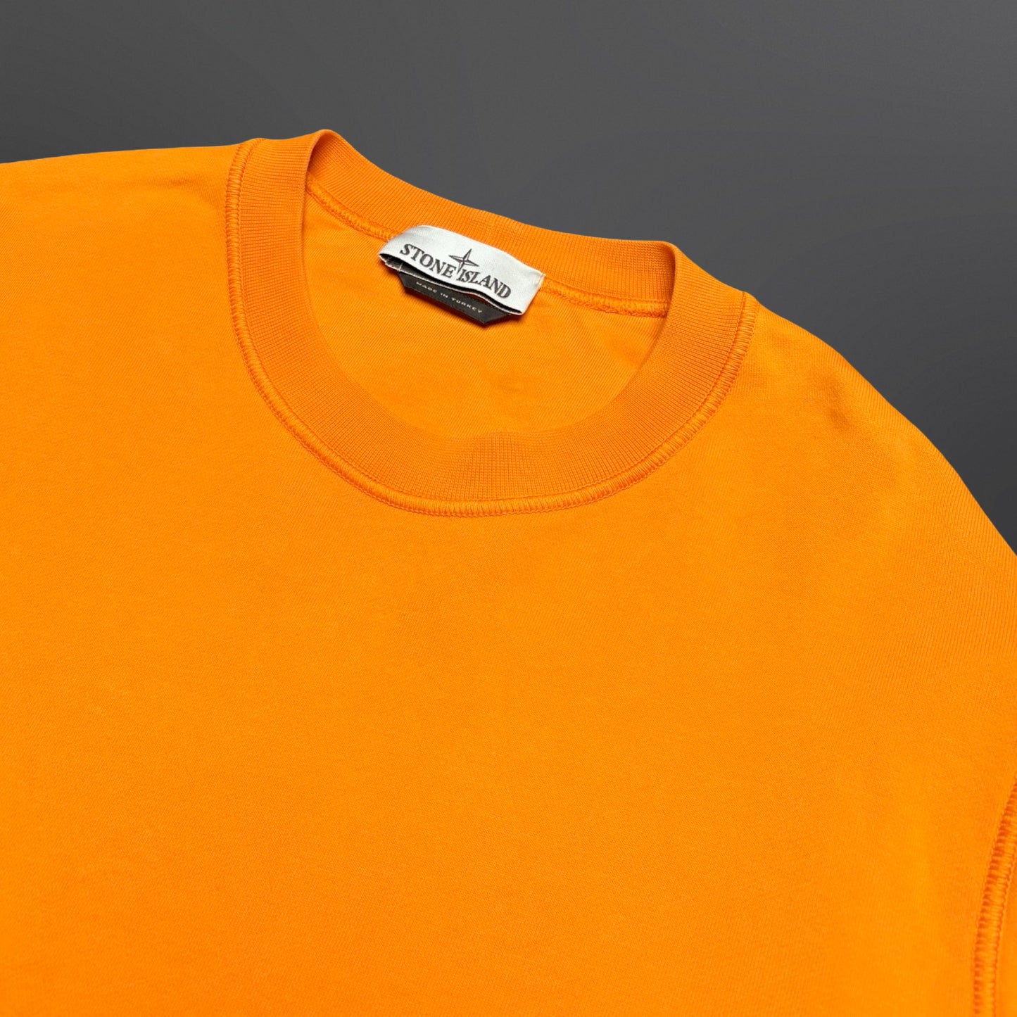 Stone Island Crewneck Sweatshirt Orange – Large