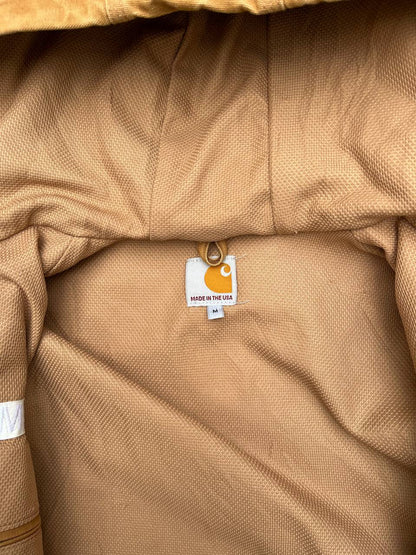 Brugt Used Vintage Carhartt Active work wear jacket Carhartt WIP i størrelse M medium i sand / brun farve made in USA