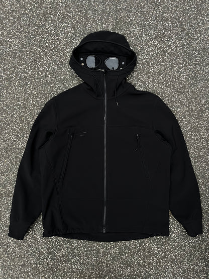 C.P. Company Goggle Softshell Jacket C.P. Shell Sort Black L Large