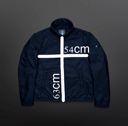 Prada Jacket Jakke Sort Black Str.46 M Medium Forårsjakke