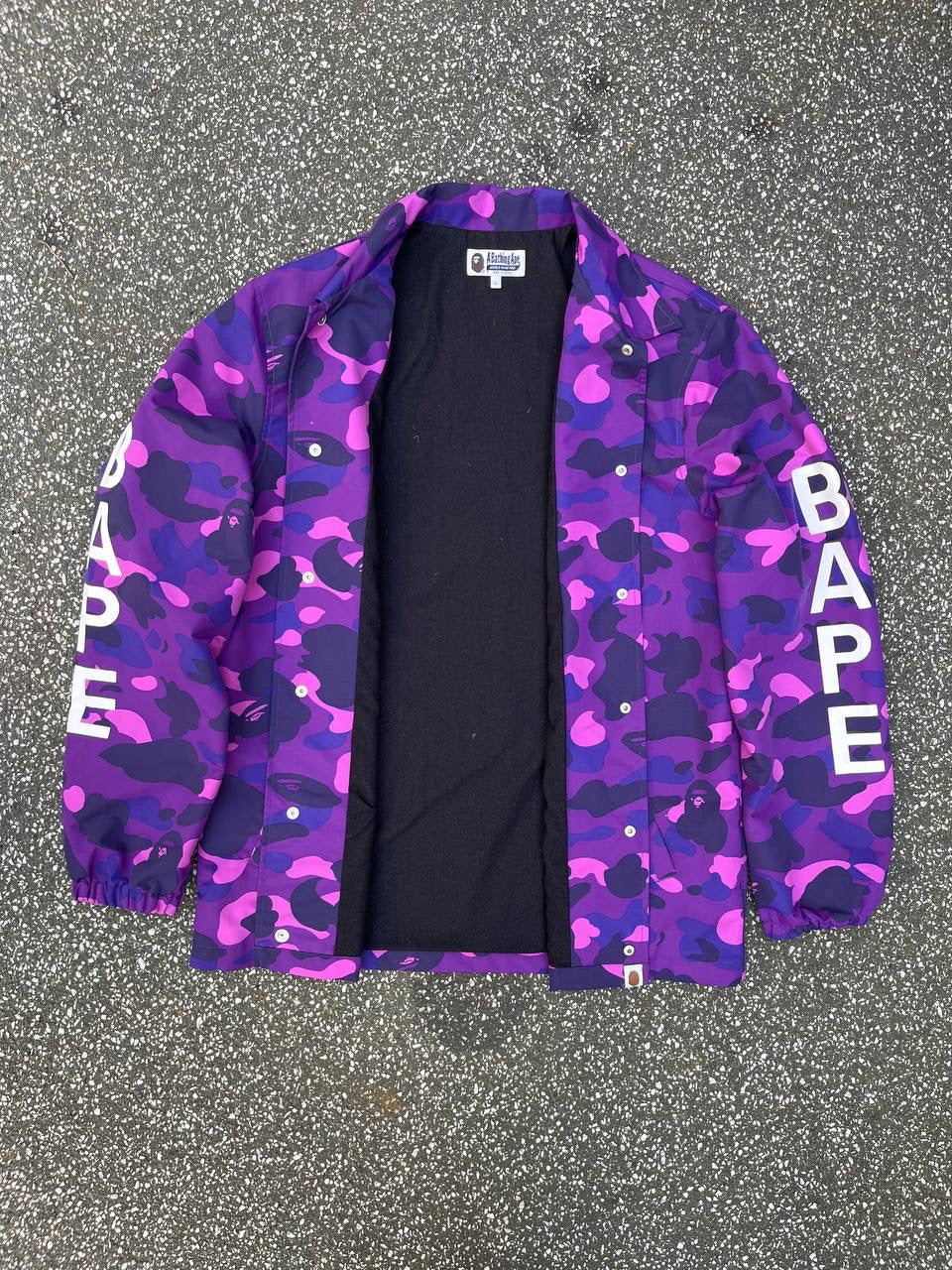 A Bathing Ape Bape Camo Jakke Coach L Large